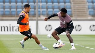 Último entrenamiento antes del Clásico