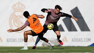 El equipo se entrenó en la Ciudad Real Madrid