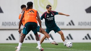 El Real Madrid se está entrenando