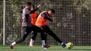 Exigente entrenamiento en la Ciudad Real Madrid