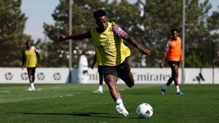 El equipo se está entrenando