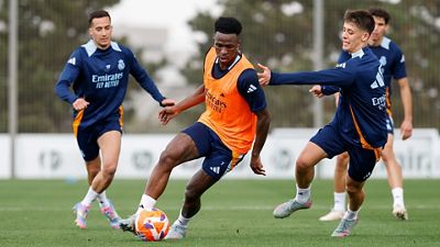 El Real Madrid continúa preparando el partido contra el Celta