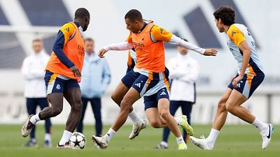 Real Madrid bereitet sich weiter auf das Spiel gegen AC Mailand vor