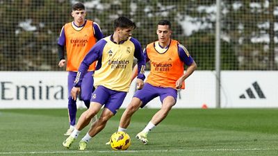 Último entrenamiento antes de visitar a Osasuna