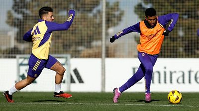 El Real Madrid prepara el partido frente al Alavés