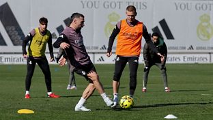 El Real Madrid prepara el partido contra Osasuna
