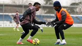 El Real Madrid continúa preparando el partido contra el Valencia