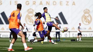 O Real Madrid segue se preparando para a partida contra o Manchester City