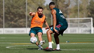 El Real Madrid prepara el partido ante el Inter