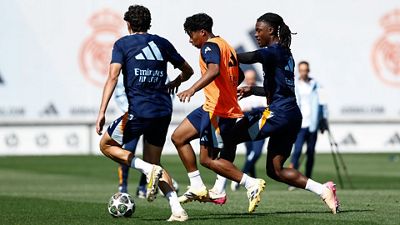 El Real Madrid prepara la Champions