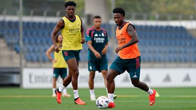 El Real Madrid se está entrenando