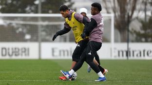 Real Madrid continue preparations for Benfica clash