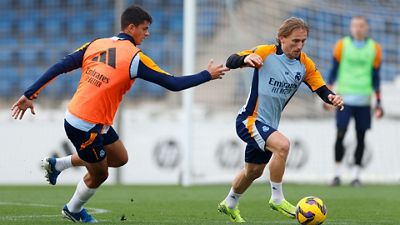 El Real Madrid prepara el partido contra el Athletic Club