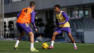 O Real Madrid continua a preparar o jogo contra o Rayo