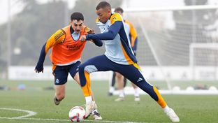 シウダー・レアル・マドリードで練習