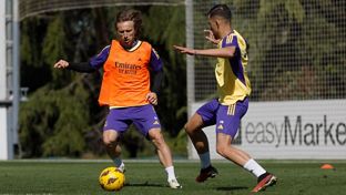 Real Madrid se prepara para o jogo contra o Mallorca