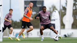 El equipo se entrenó en la Ciudad Real Madrid