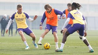 O Real Madrid prepara o jogo frente ao Girona