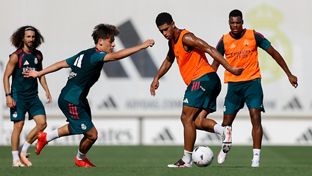 El Real Madrid prepara el primer partido de Liga