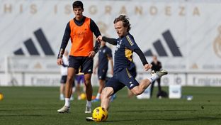 Primeiro treino da semana na Cidade Real Madrid