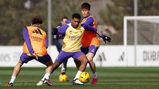 Último treino antes de receber o Sevilha 