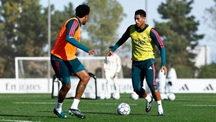 El Real Madrid prepara el partido contra la Roma