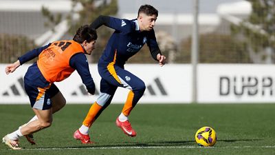 オサスナ戦を前にした最後の練習