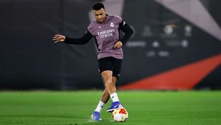 Último entrenamiento antes de la final de la Supercopa de España