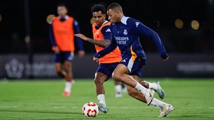 スペイン・スーパーカップ準決勝に向けた最後の練習