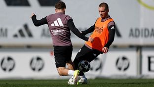 El Real Madrid prepara el partido contra el Benfica