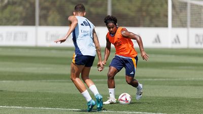 El Real Madrid prepara el partido contra Las Palmas