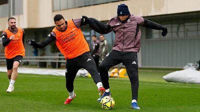 El Real Madrid continúa preparando el partido contra el Valencia