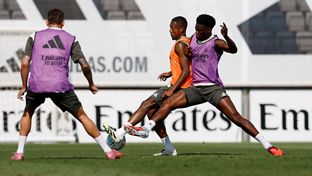 El equipo continúa preparando el partido contra Osasuna