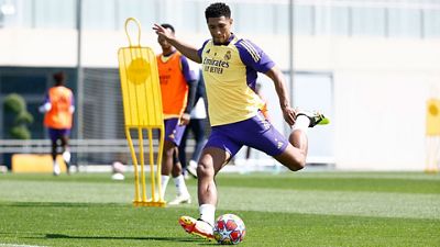 Primer entrenamiento de la semana en la Ciudad Real Madrid