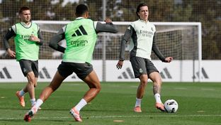 Último entrenamiento antes del Clásico