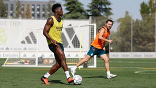 El Real Madrid prepara el partido ante el Inter
