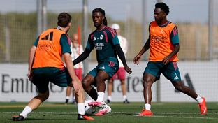 Último entrenamiento antes de recibir a la Real Sociedad