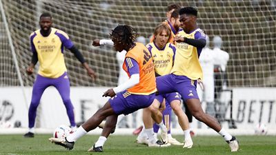 Último entrenamiento antes de visitar a la Real Sociedad