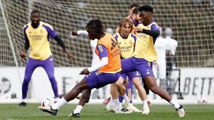 Último entrenamiento antes de visitar a la Real Sociedad