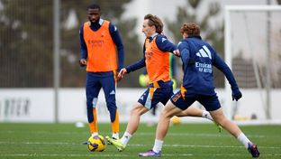 ラージョ戦を前にした最後の練習