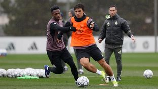 El Real Madrid continúa preparando el partido contra el Benfica