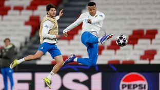El Real Madrid se entrenó en el estadio da Luz