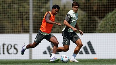 Real Madrid continue preparations for LaLiga opener