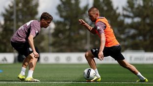 A equipe treinou na Ciudad Real Madrid