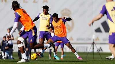El Real Madrid continúa preparando el partido contra Las Palmas