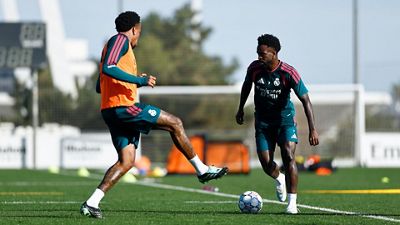 El Real Madrid prepara el partido contra la Roma