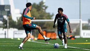 El Real Madrid prepara el partido contra la Roma