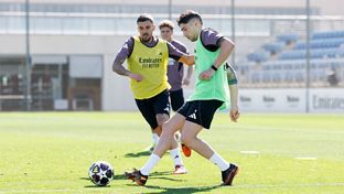 El Real Madrid prepara el partido contra el Bayern