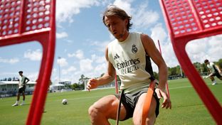 O Real Madrid inicia preparação para enfrentar o Salzburg