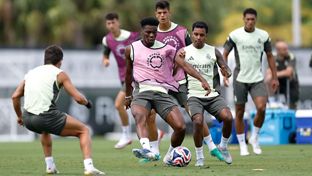 Último treino antes do confronto com o Pachuca